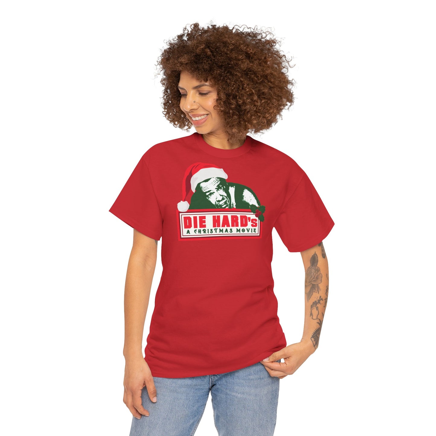 DIE HARD'S A CHRISTMAS MOVIE  Unisex Heavy Cotton Tee
