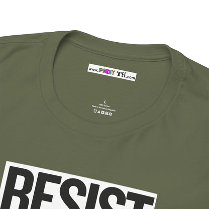 RESIST STANCE UNITED Unisex Heavy Cotton Tee
