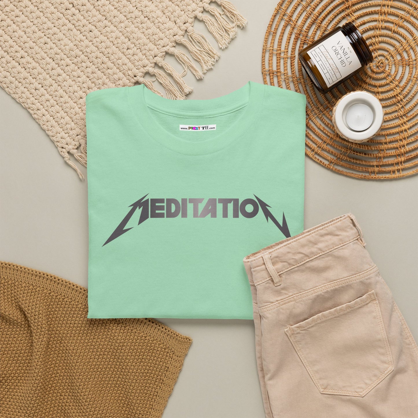 MeditatioN Unisex Heavy Cotton Tee