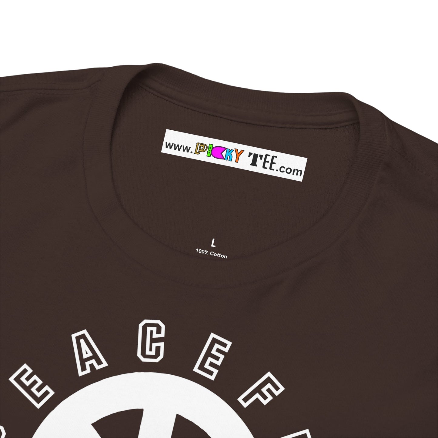 PEACEFUL GANGSTA Unisex Heavy Cotton Tee