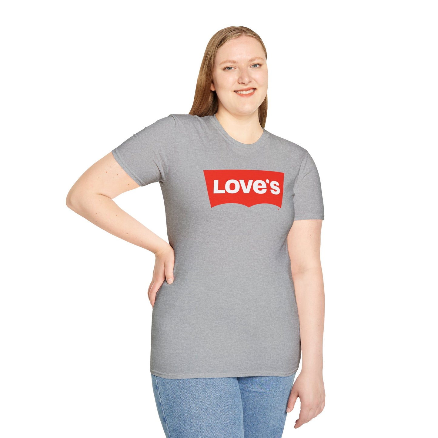 LOVE'S Unisex Softstyle 100% Cotton T-Shirt