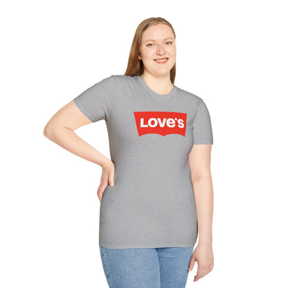 LOVE'S Unisex Softstyle 100% Cotton T-Shirt