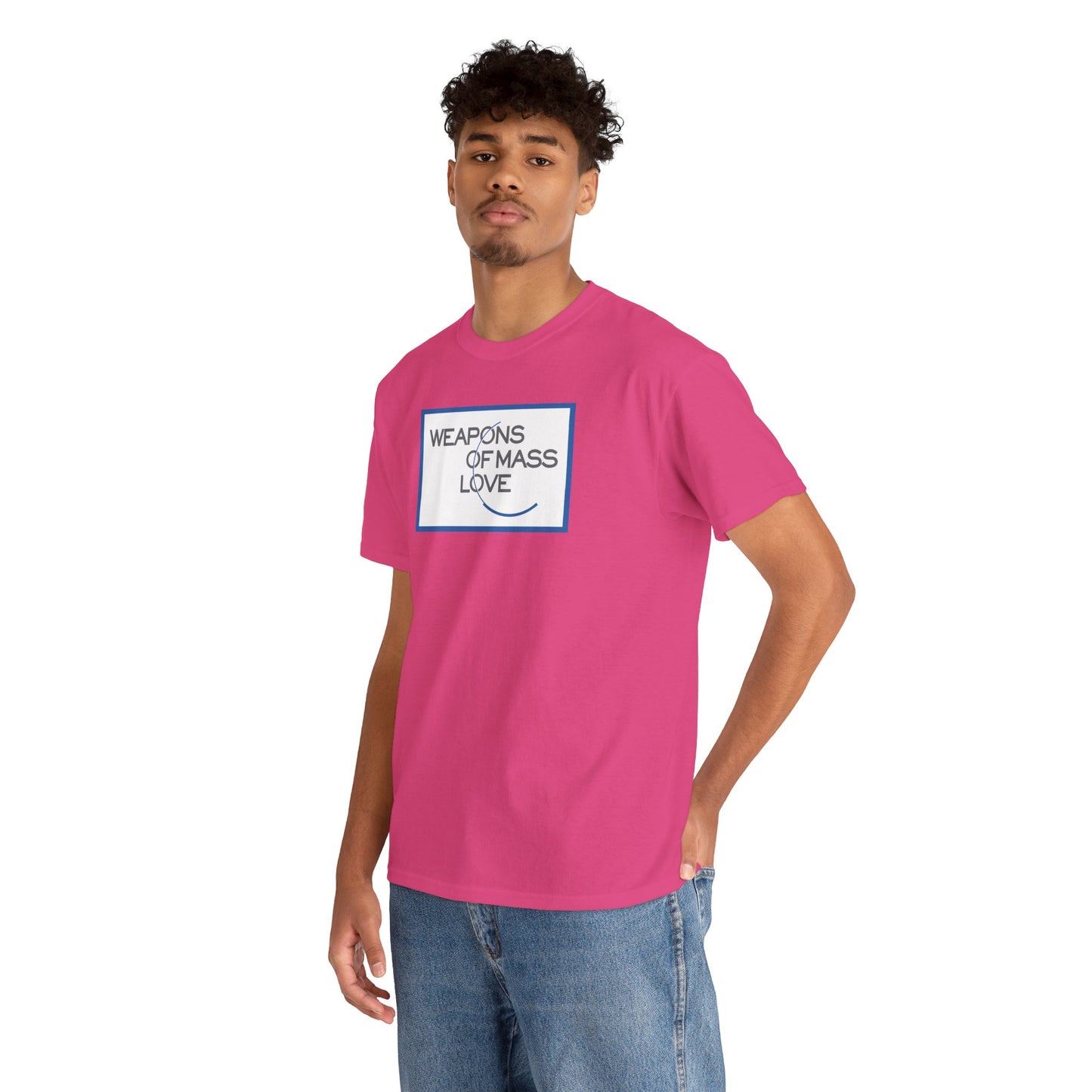WEAPONS OF MASS LOVE Unisex Heavy Cotton Tee