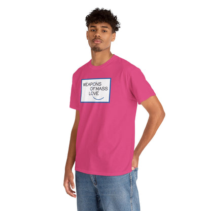 WEAPONS OF MASS LOVE Unisex Heavy Cotton Tee