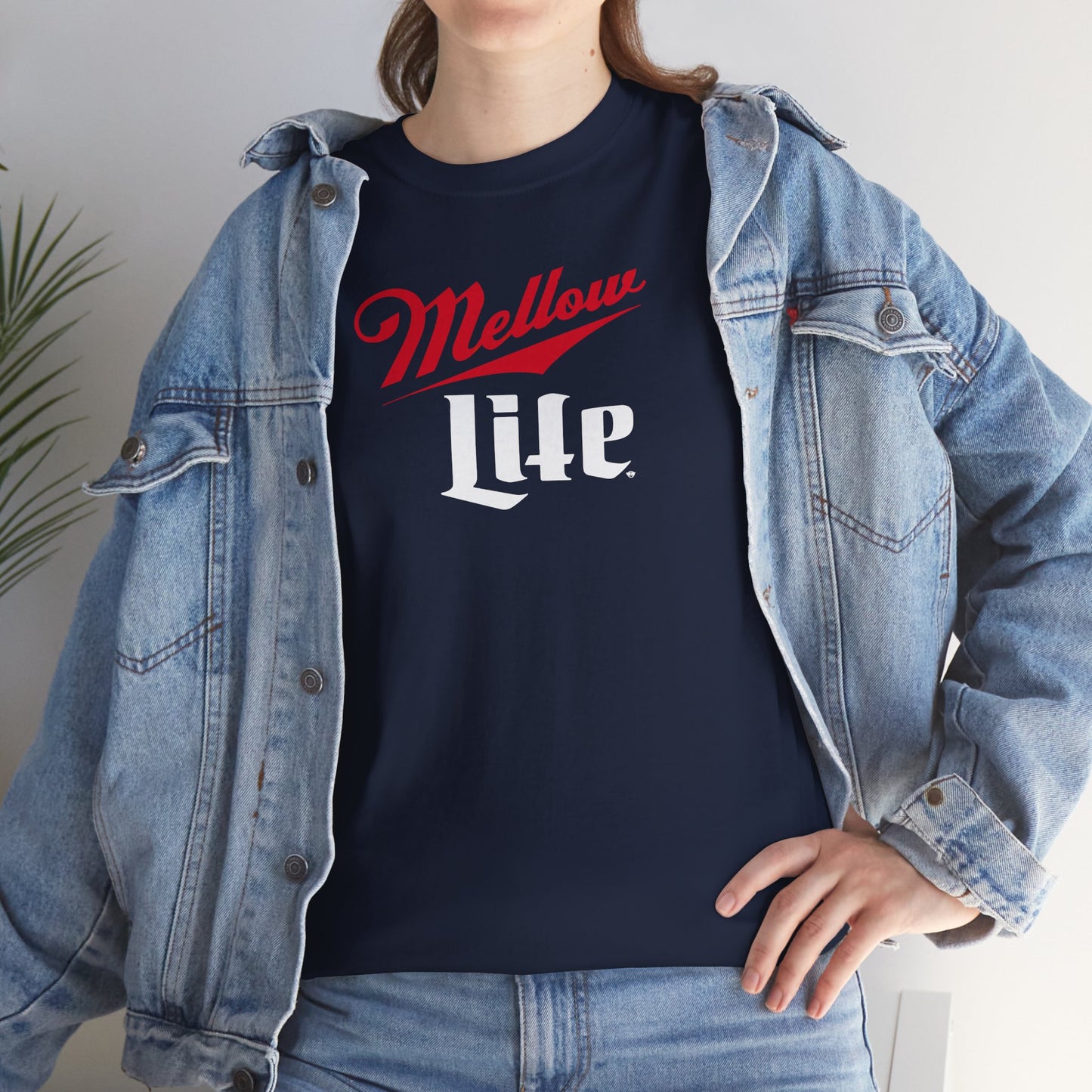 MELLOW LIFE Unisex Heavy Cotton Tee