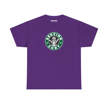 SERVINGCUNT Unisex Heavy Cotton Tee