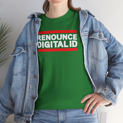 RENOUNCE DIGITAL ID Unisex Heavy Cotton Tee