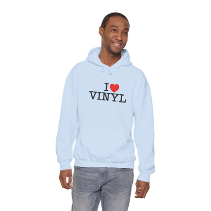 I ❤️ VINYL Unisex Heavy Blend™ Hooded Sweatshirt