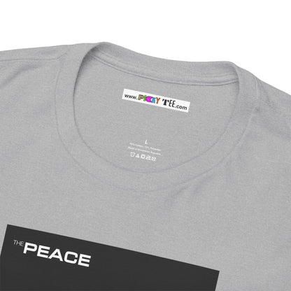 the PEACE ghost in the war-machine Unisex Heavy Cotton Tee