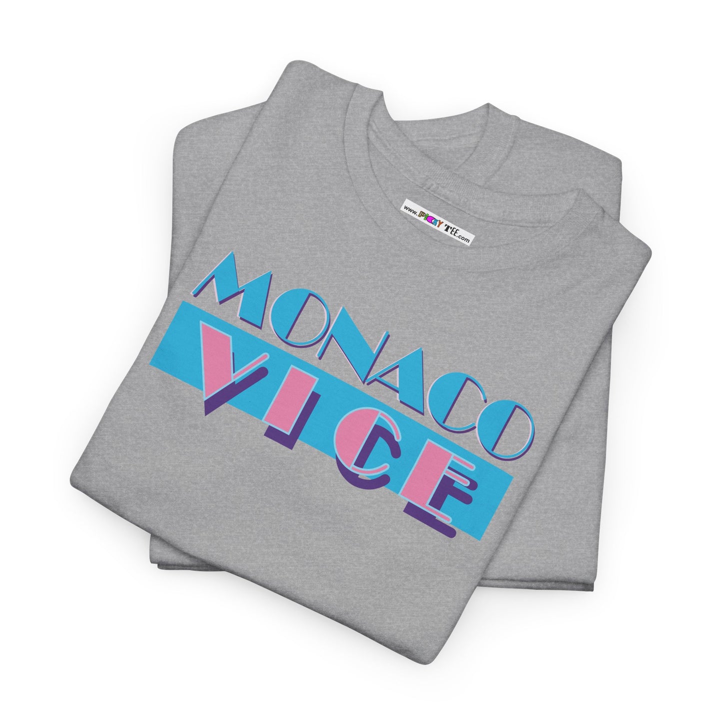 MONACO VICE Unisex Heavy Cotton Tee