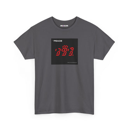 the PEACE ghost in the war-machine Unisex Heavy Cotton Tee
