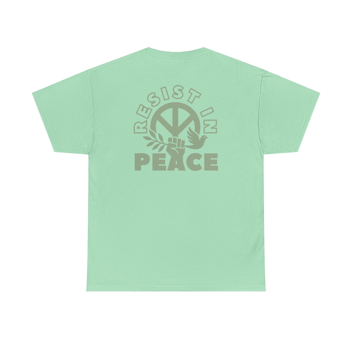 RESIST IN PEACE Unisex Heavy Cotton Tee