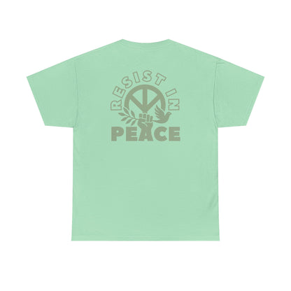 RESIST IN PEACE Unisex Heavy Cotton Tee