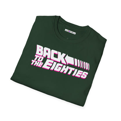 BACK TO THE EIGHTIES Unisex Softstyle 100% Cotton T-Shirt