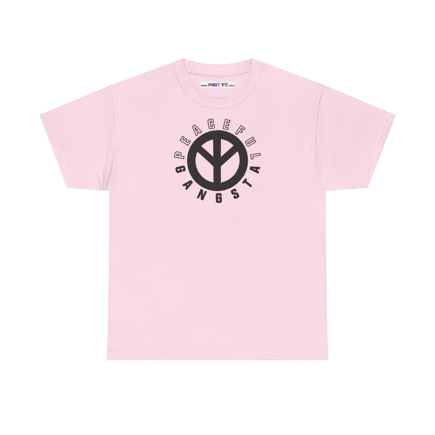 PEACEFUL GANGSTA Unisex Heavy Cotton Tee