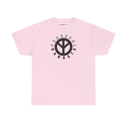 PEACEFUL GANGSTA Unisex Heavy Cotton Tee