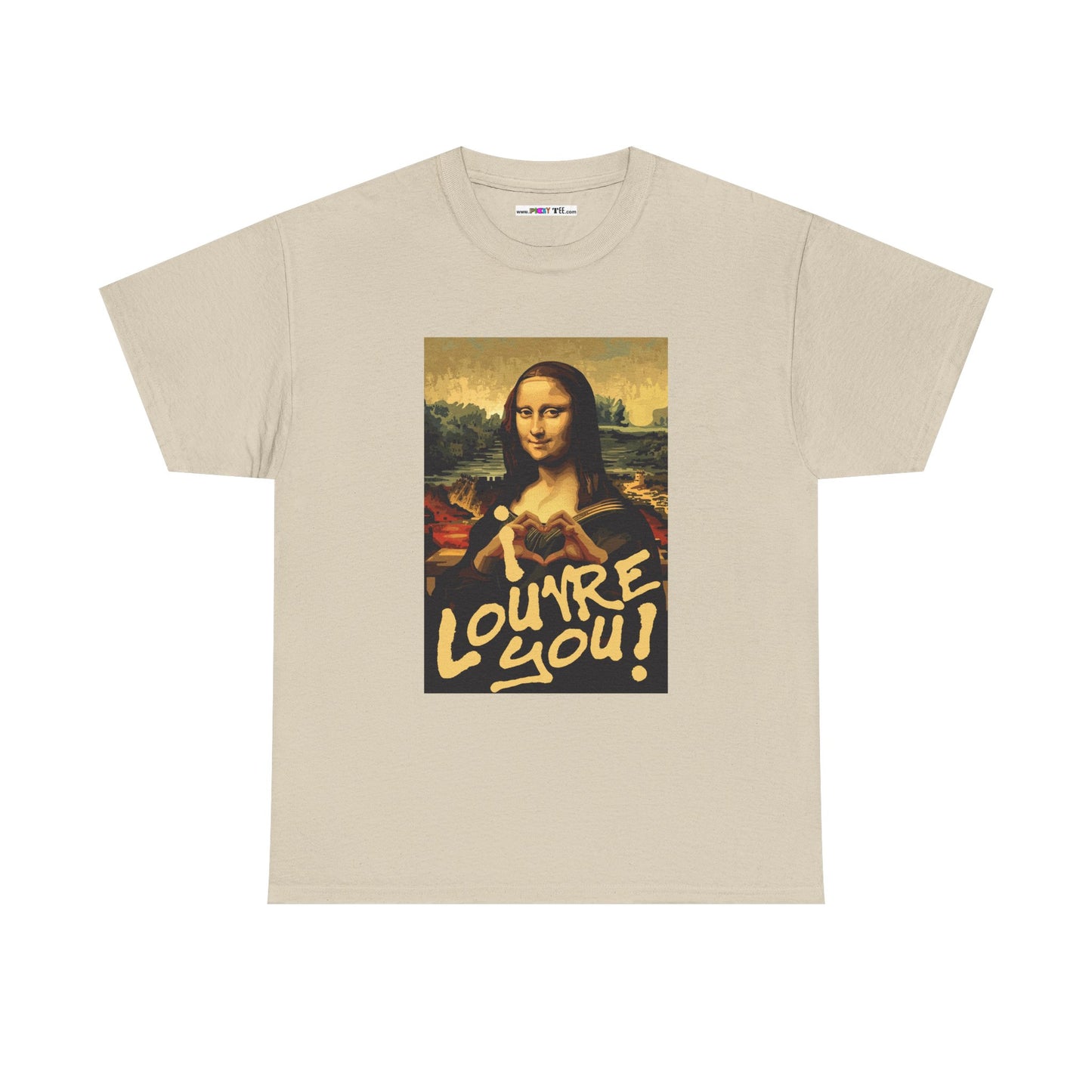 I LOUVRE YOU! Unisex Heavy Cotton Tee
