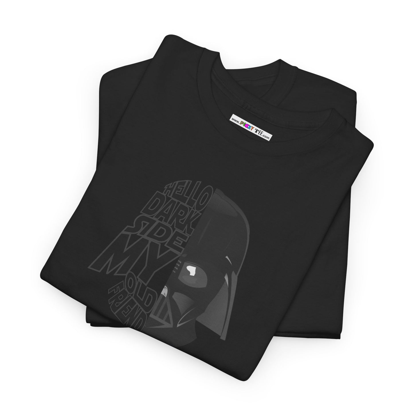 HELLO DARKSIDE MY OLD FRIEND Unisex Heavy Cotton Tee