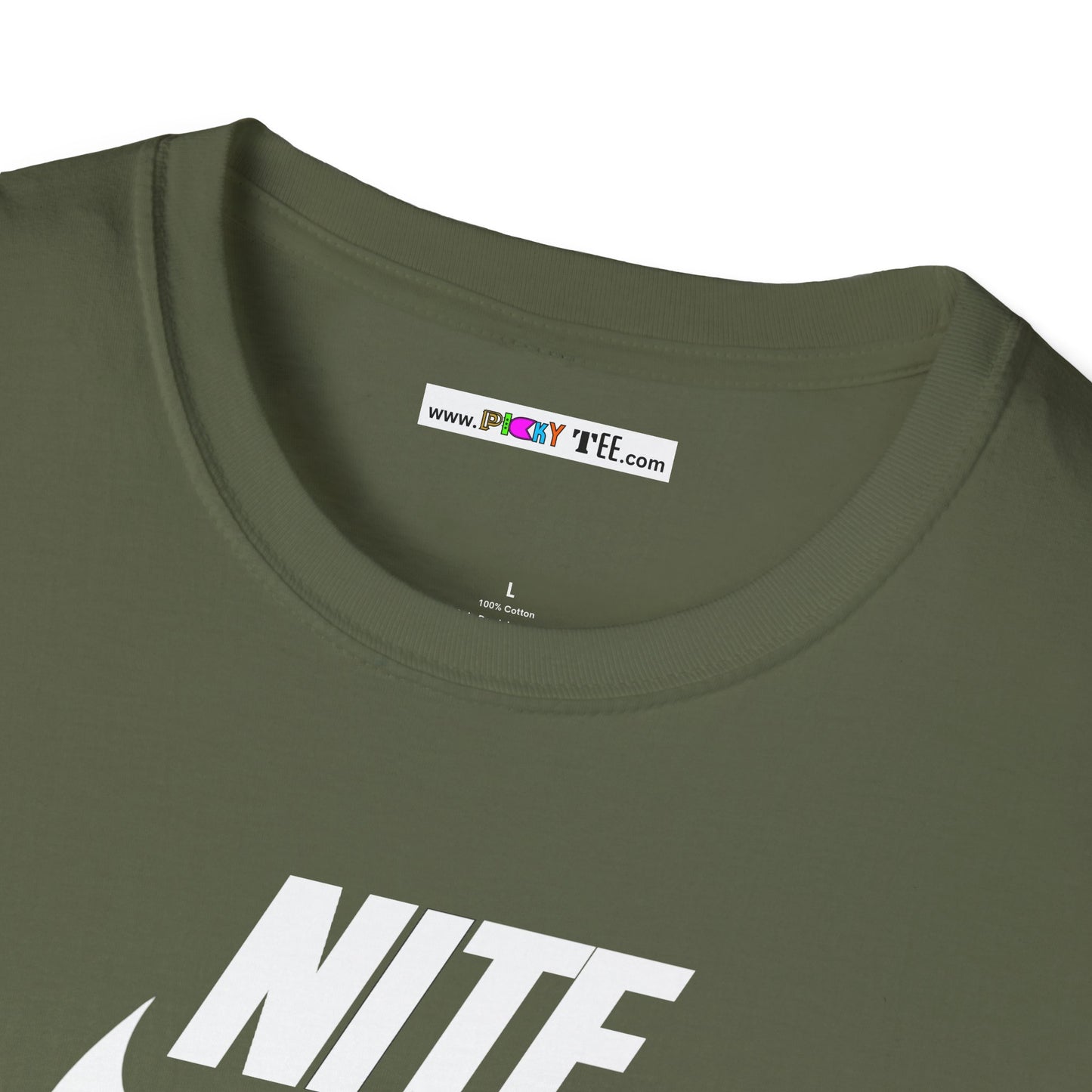 NITE....JUST DO IT....TOMORROW Unisex Softstyle 100% Cotton T-Shirt