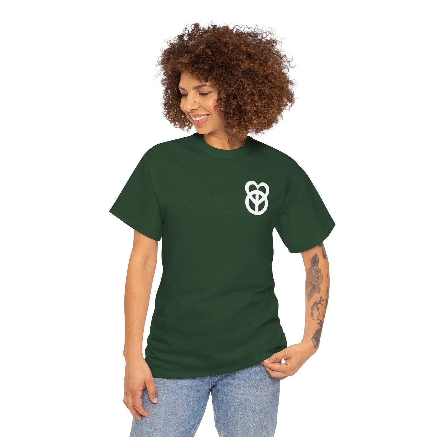 KEEP PEACE AND LOVE ON Unisex Heavy Cotton Tee