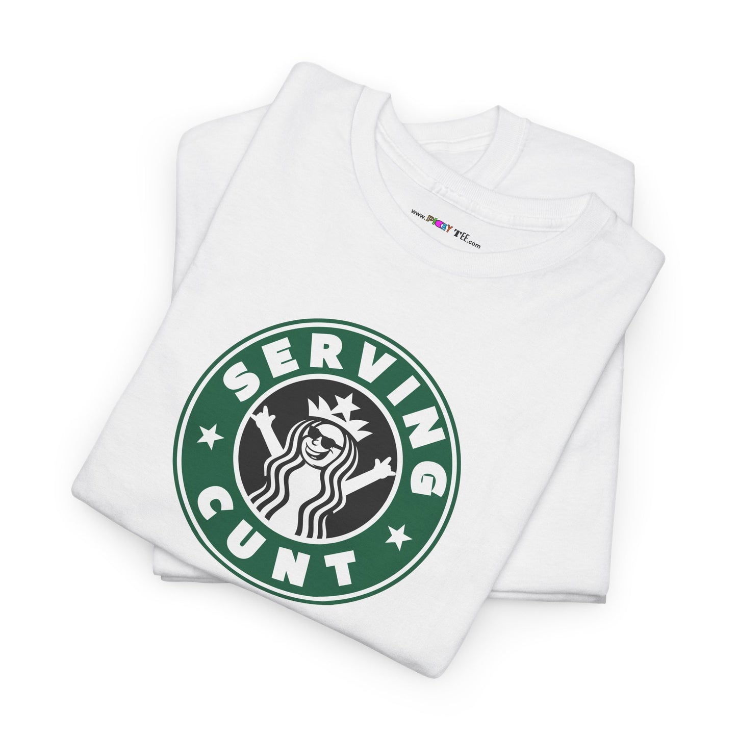SERVINGCUNT Unisex Heavy Cotton Tee