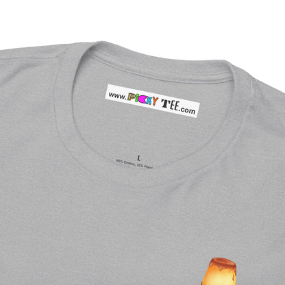 I LOVE IT WHEN A - FLAN COMES TOGETHER Unisex Heavy Cotton Tee