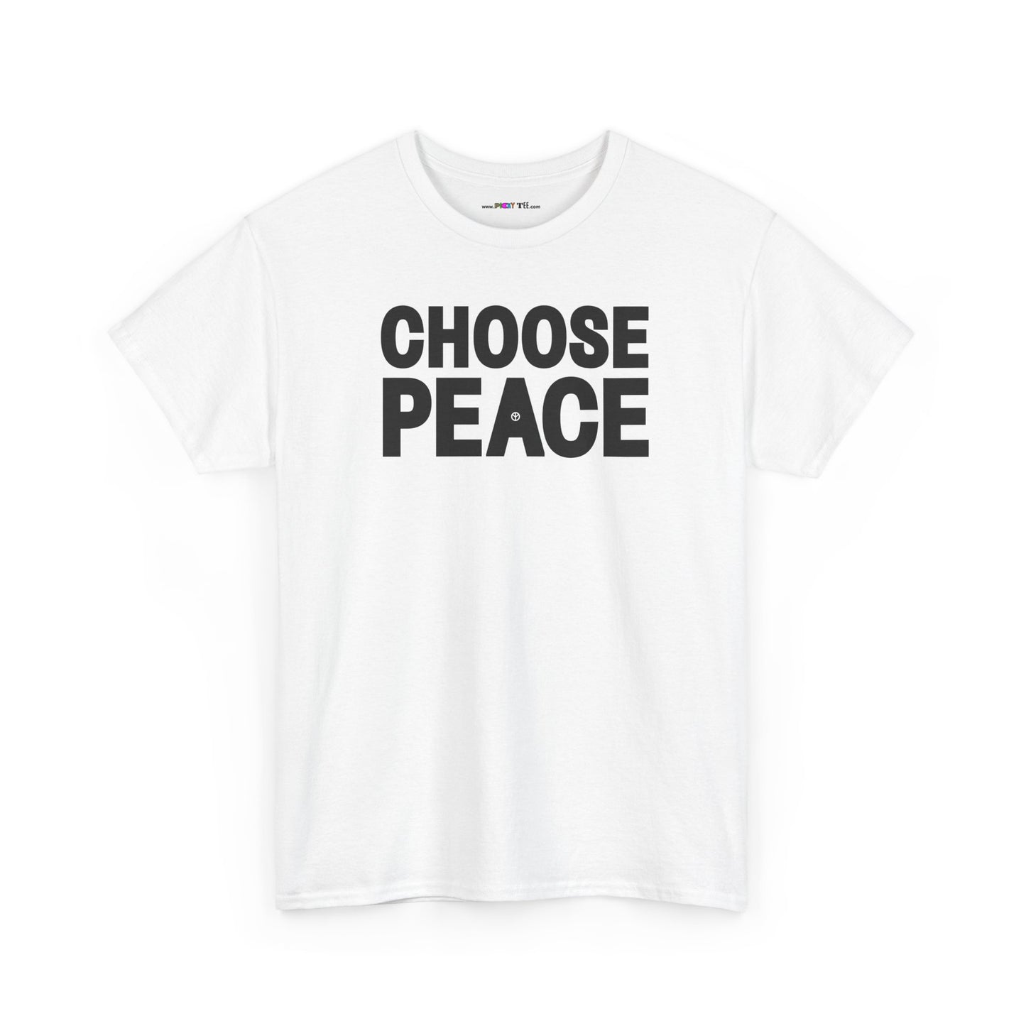 CHOOSE PEACE Unisex Heavy Cotton Tee