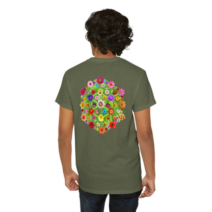 Flowers of Life Unisex Heavy Cotton Tee