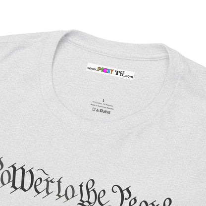 poWEr to THE PEOPLE Unisex Heavy Cotton Tee