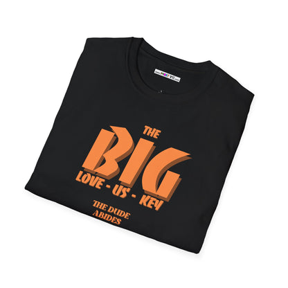 THE BIG LOVE-US-KEY Unisex Softstyle 100% Cotton T-Shirt