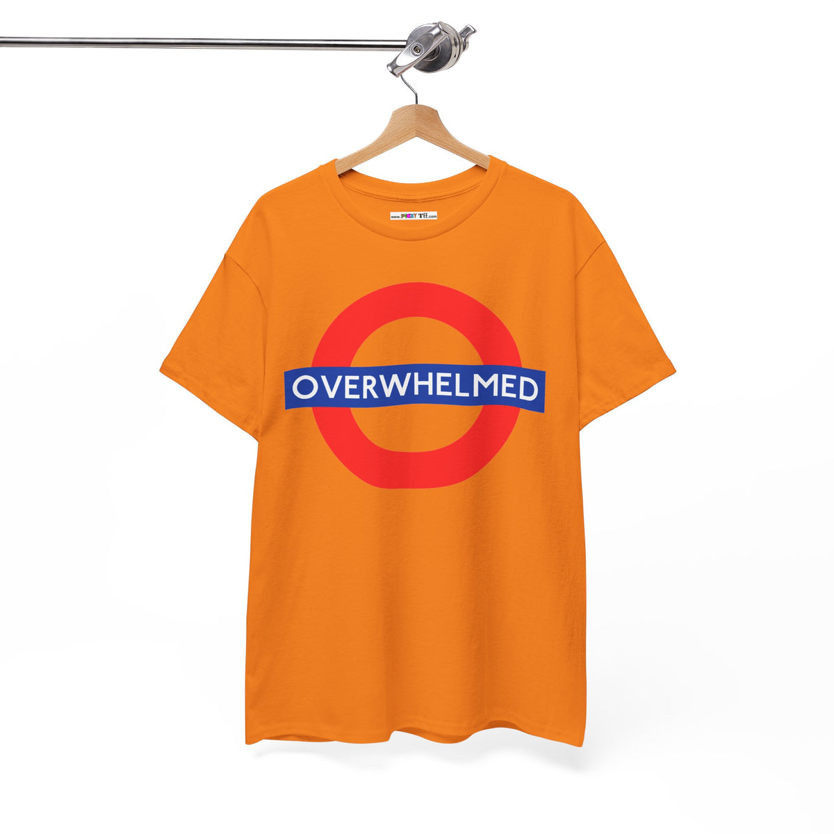 OVERWHELMED Unisex Heavy Cotton Tee