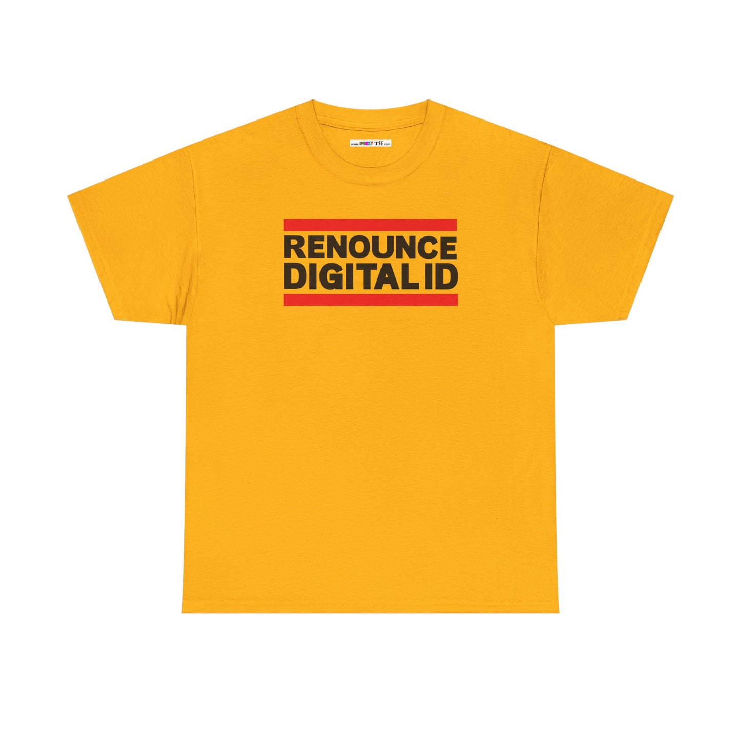 RENOUNCE DIGITAL ID Unisex Heavy Cotton Tee