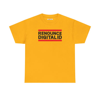 RENOUNCE DIGITAL ID Unisex Heavy Cotton Tee