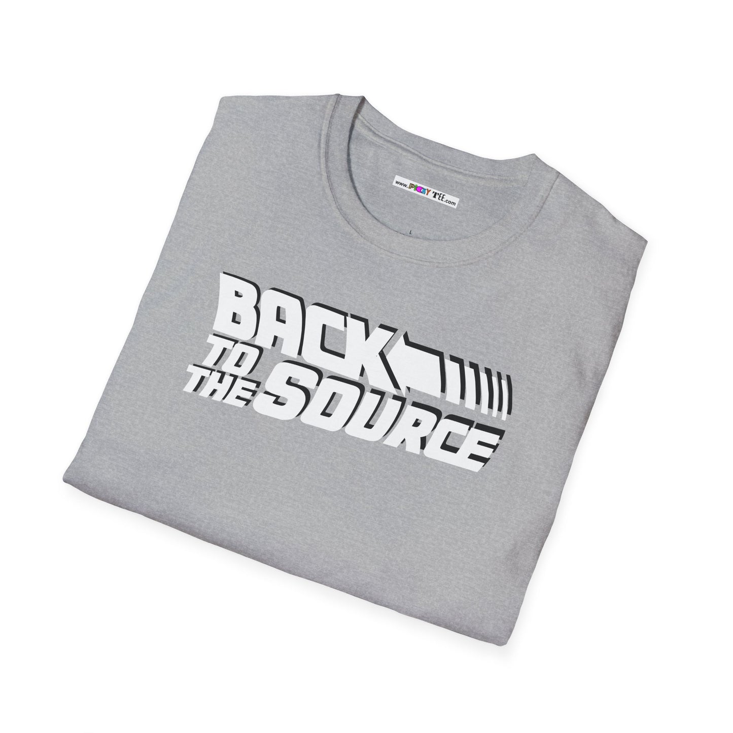 BACK TO THE SOURCE Unisex Softstyle 100% Cotton T-Shirt