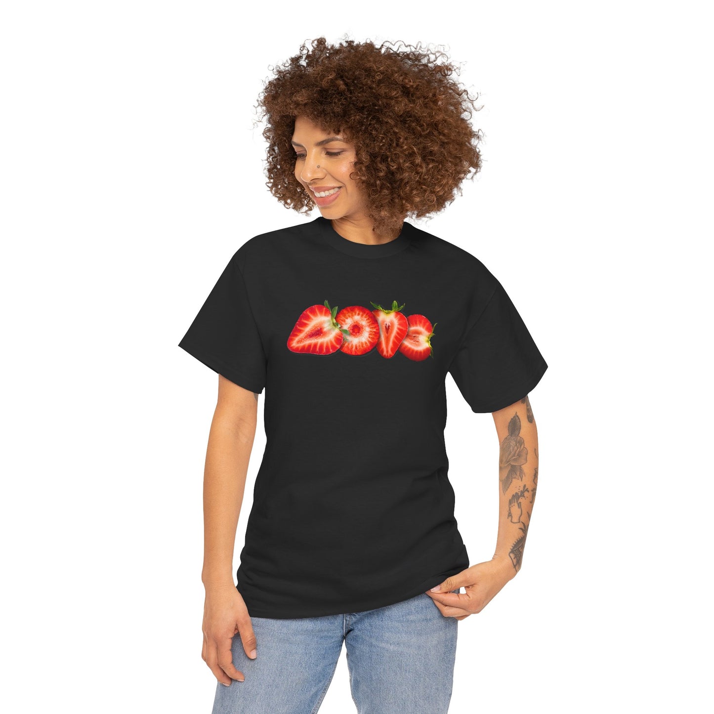 BERRY MUCH LOVE Unisex Heavy Cotton Tee