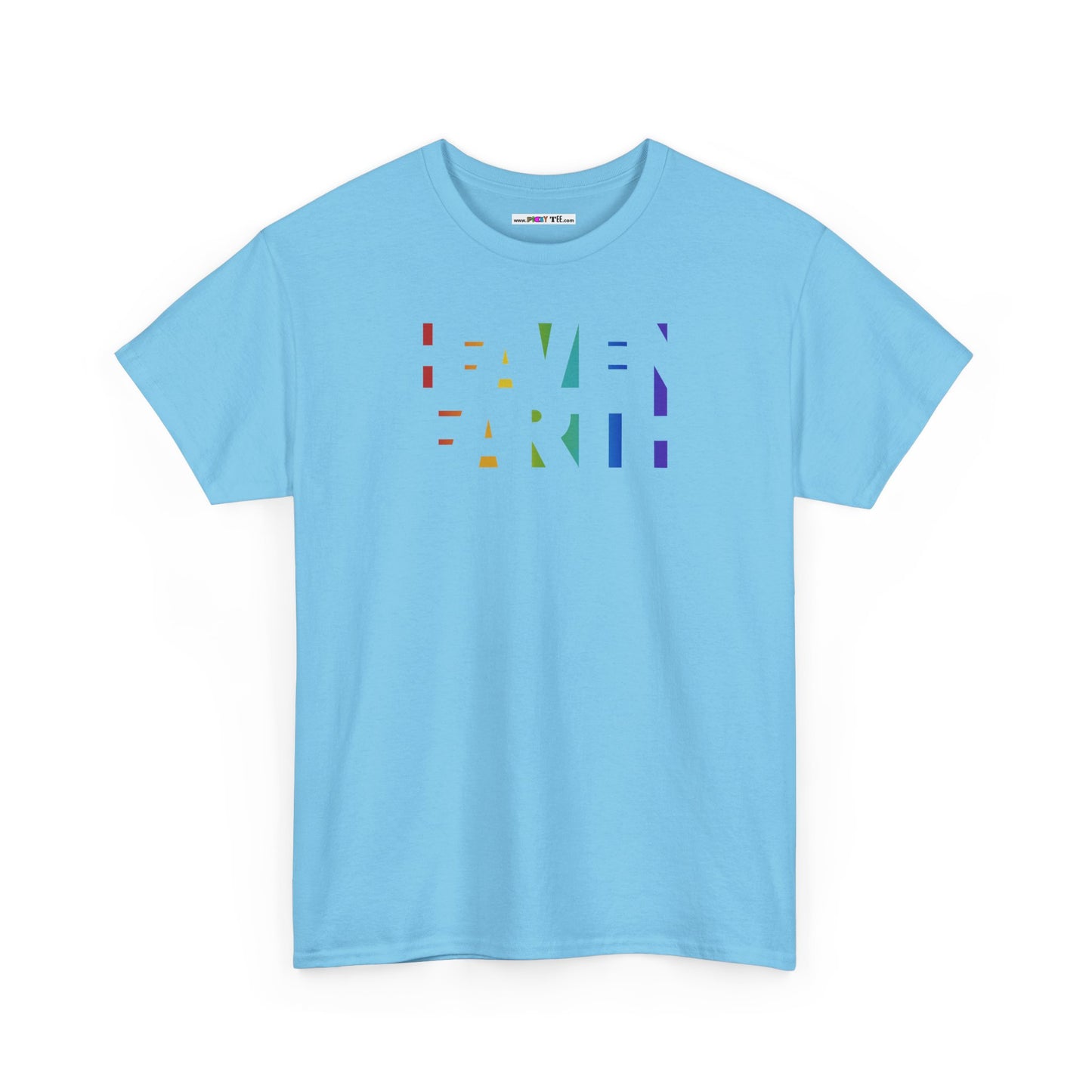 HEAVEN ON EARTH Unisex Heavy Cotton Tee — here now.