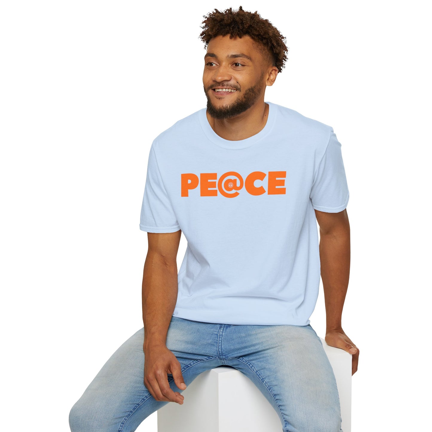 AT PEACE Unisex Softstyle 100% Cotton T-Shirt