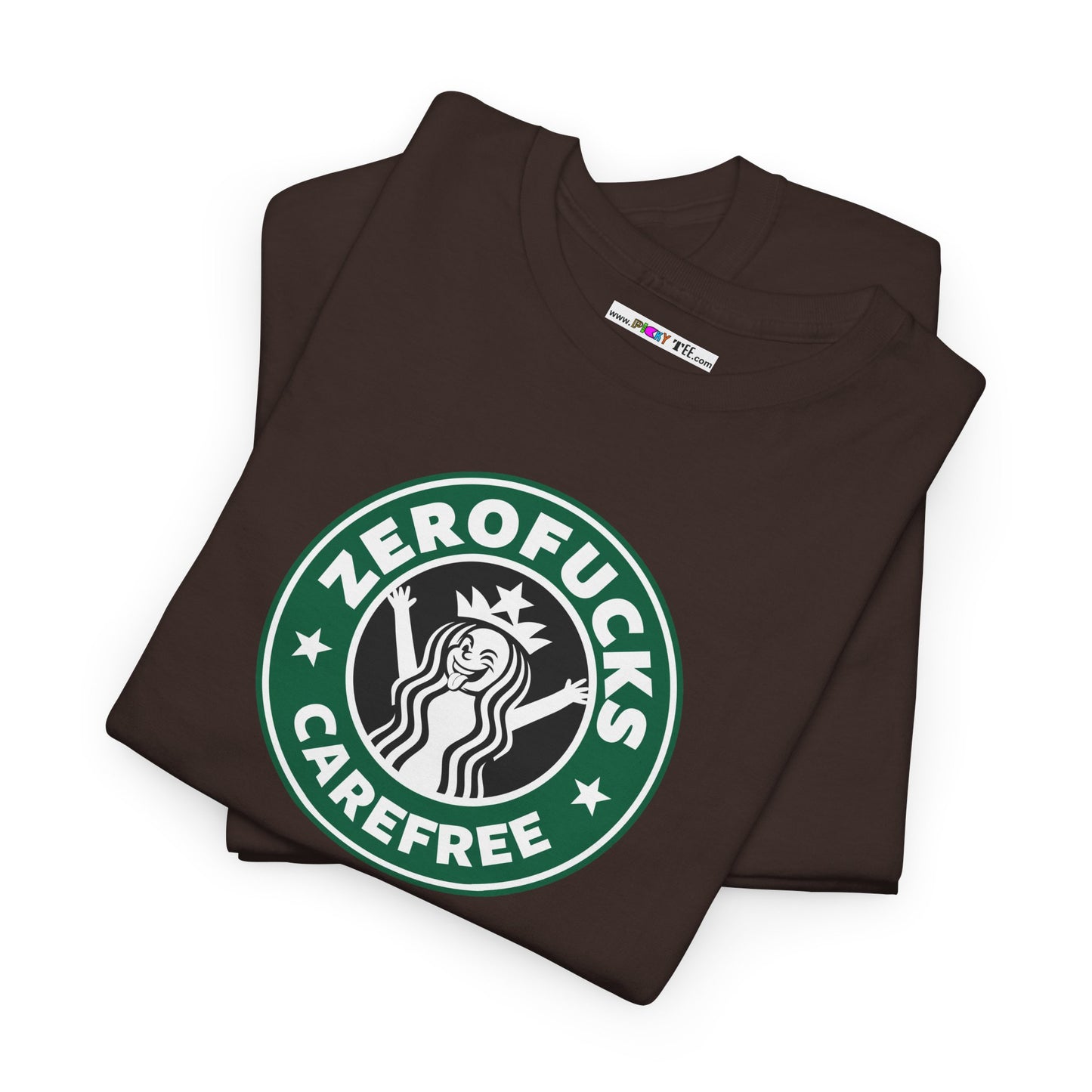 ZEROFUCKS CAREFREE Unisex Heavy Cotton Tee