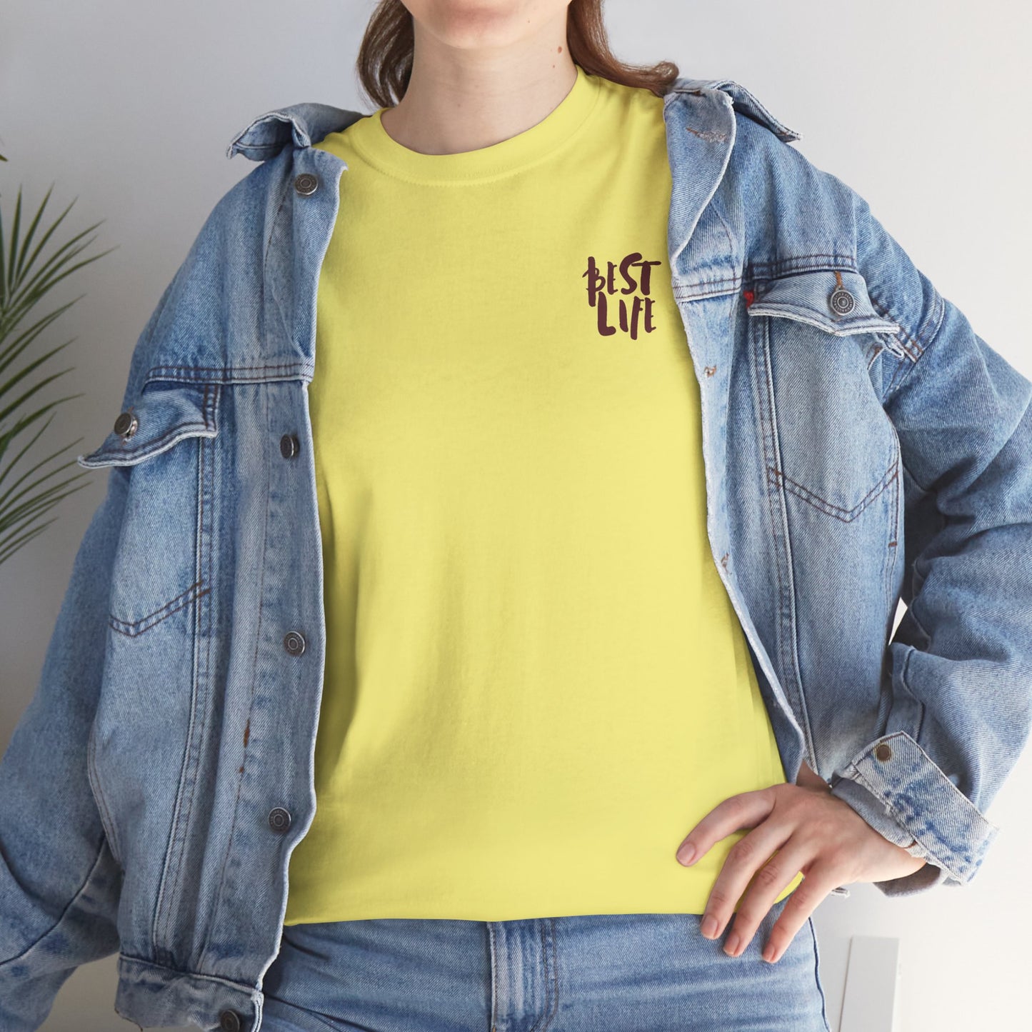 BEST LIFE Unisex Heavy Cotton Tee