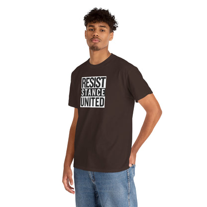RESIST STANCE UNITED Unisex Heavy Cotton Tee