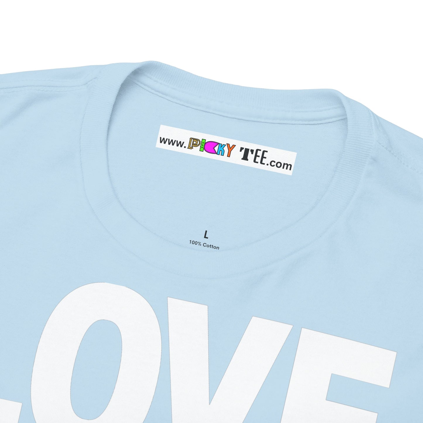 LOVE LIFE LIVE LOVE Unisex Heavy Cotton Tee