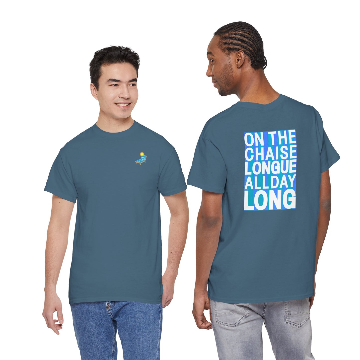 ON THE CHAISE LONGUE ALL DAY LONG Heavy Cotton Tee
