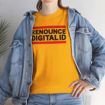 RENOUNCE DIGITAL ID Unisex Heavy Cotton Tee
