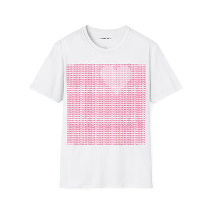 I HEART EARTH Unisex Softstyle 100% Cotton T-Shirt