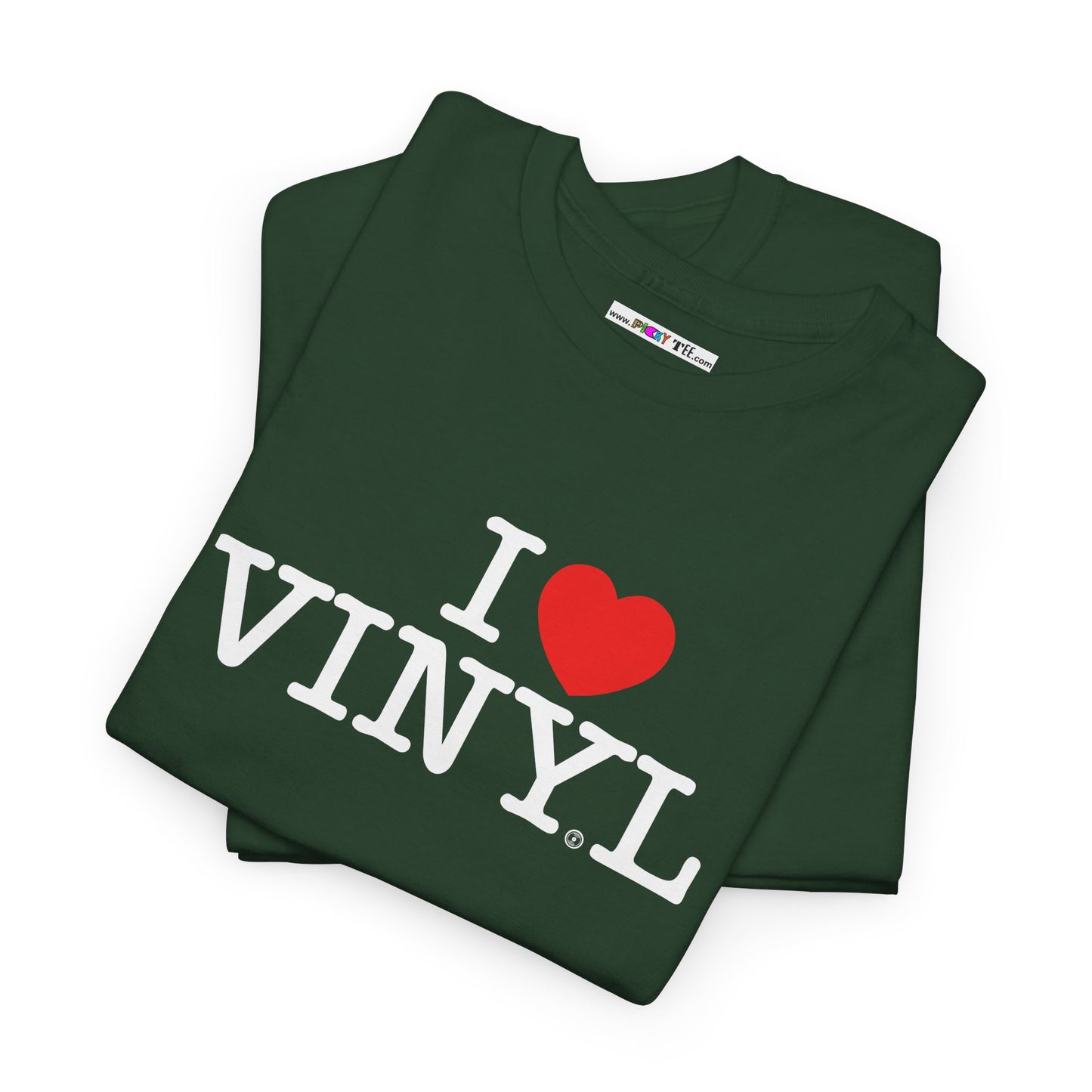 I ❤️ VINYL Unisex Heavy Cotton Tee