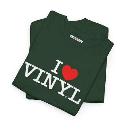 I ❤️ VINYL Unisex Heavy Cotton Tee