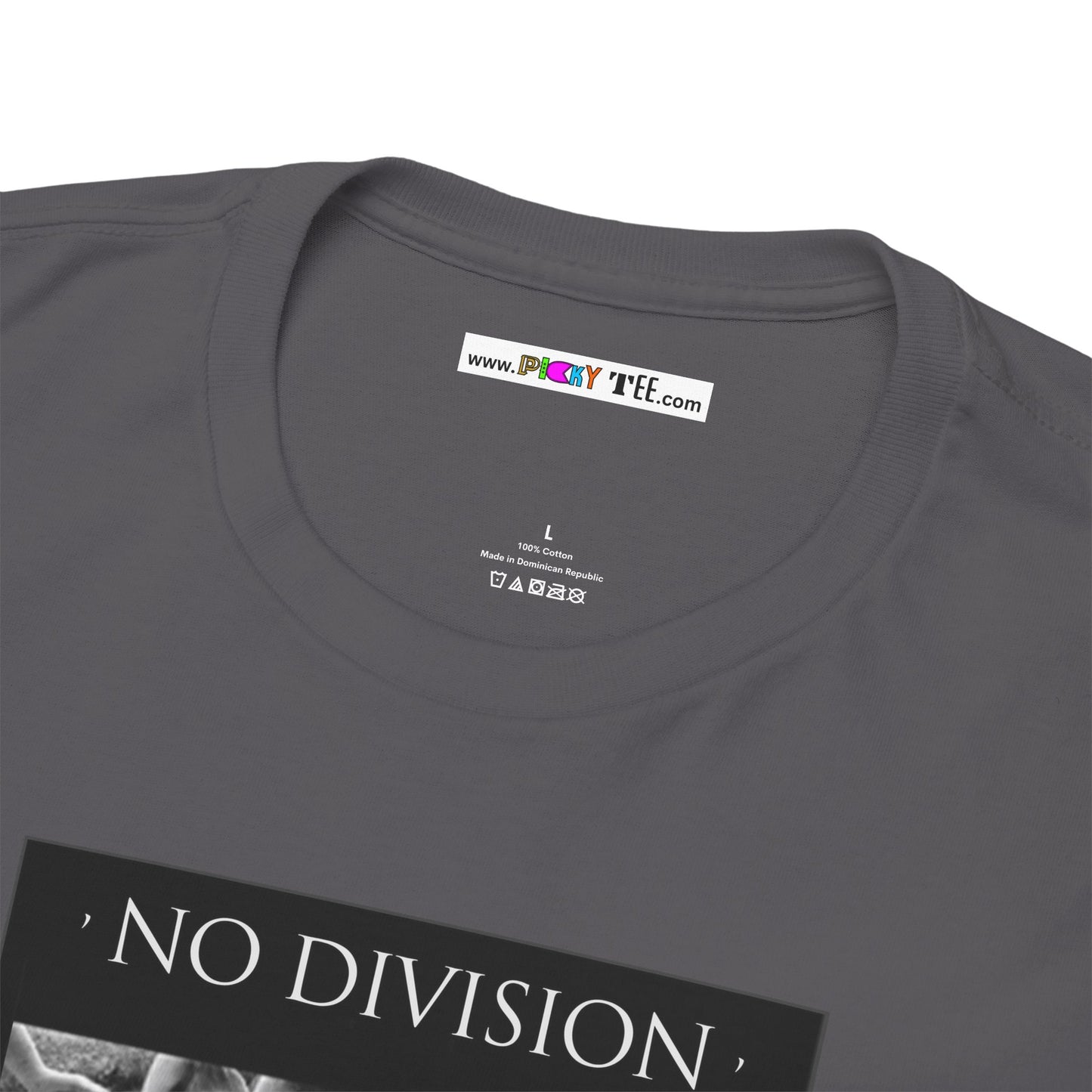 'NO DIVISION' LOVE WILL TREAD US A PATH Unisex Heavy Cotton Tee