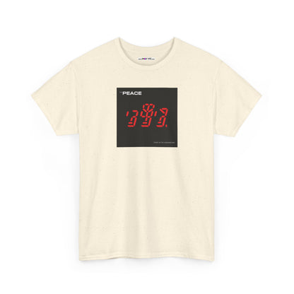 the PEACE ghost in the war-machine Unisex Heavy Cotton Tee