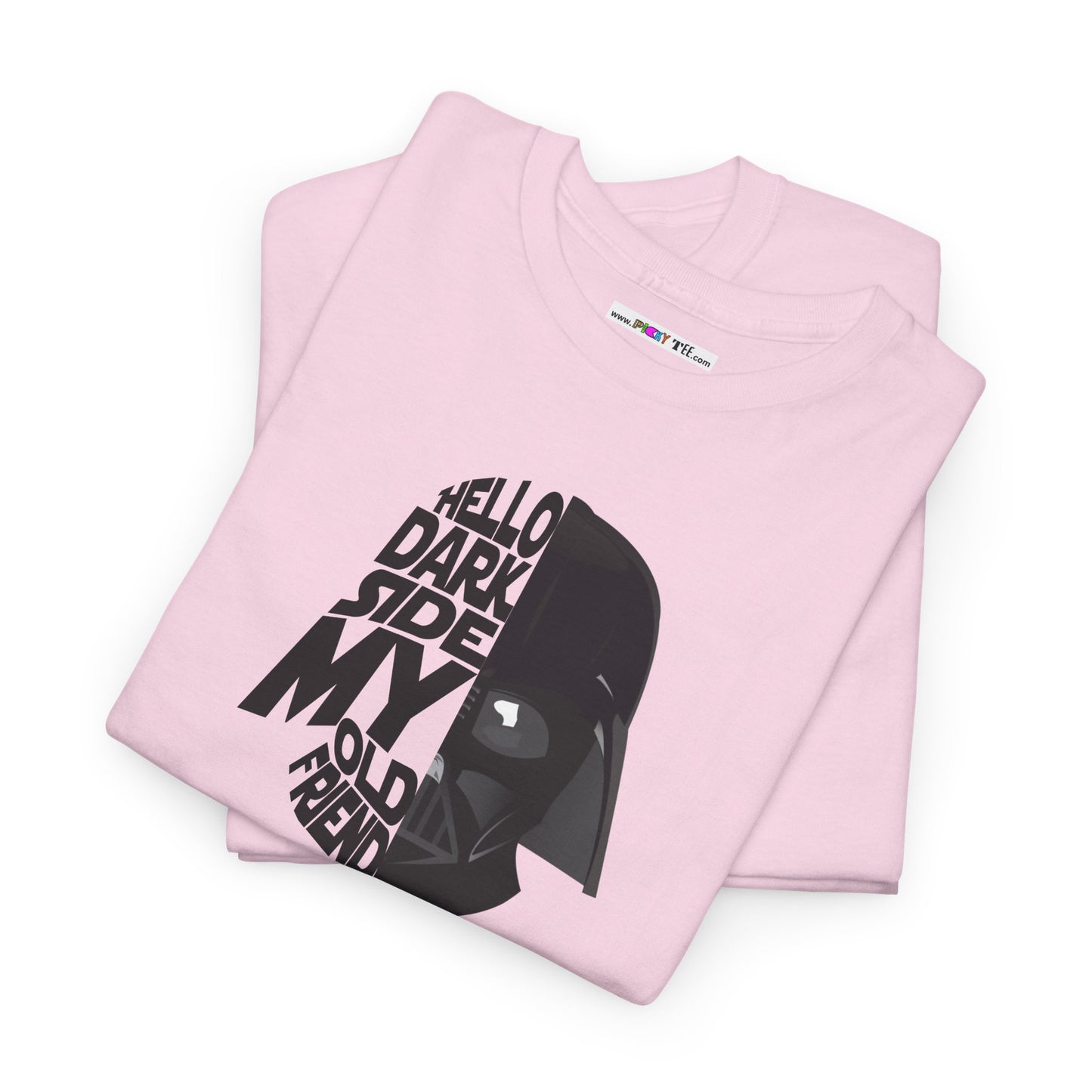 HELLO DARKSIDE MY OLD FRIEND Unisex Heavy Cotton Tee
