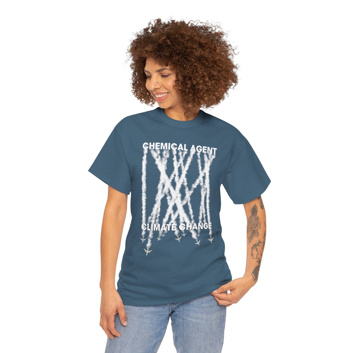 CHEMICAL AGENT/CLIMATE CHANGE Unisex Heavy Cotton Tee